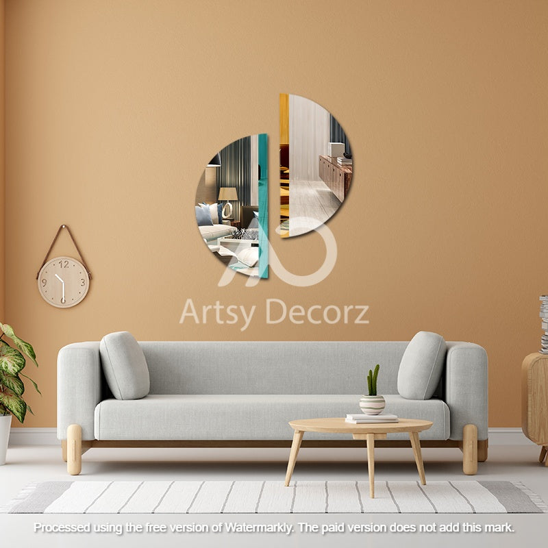 Abstract Mirror Wal Decor