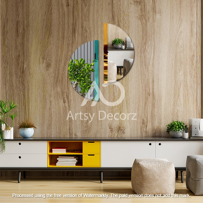 Abstract Mirror Wal Decor