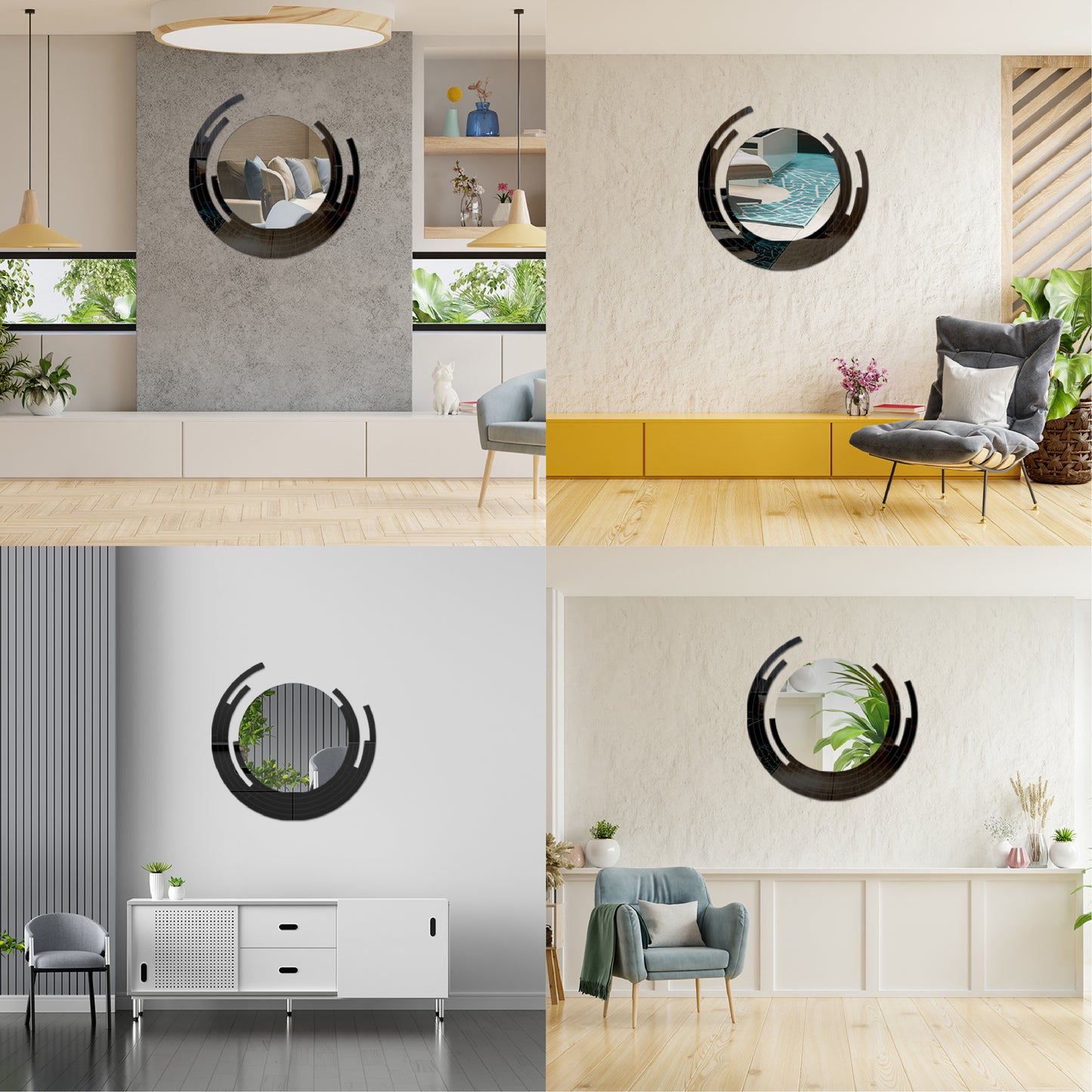 Elegant Round Mirror