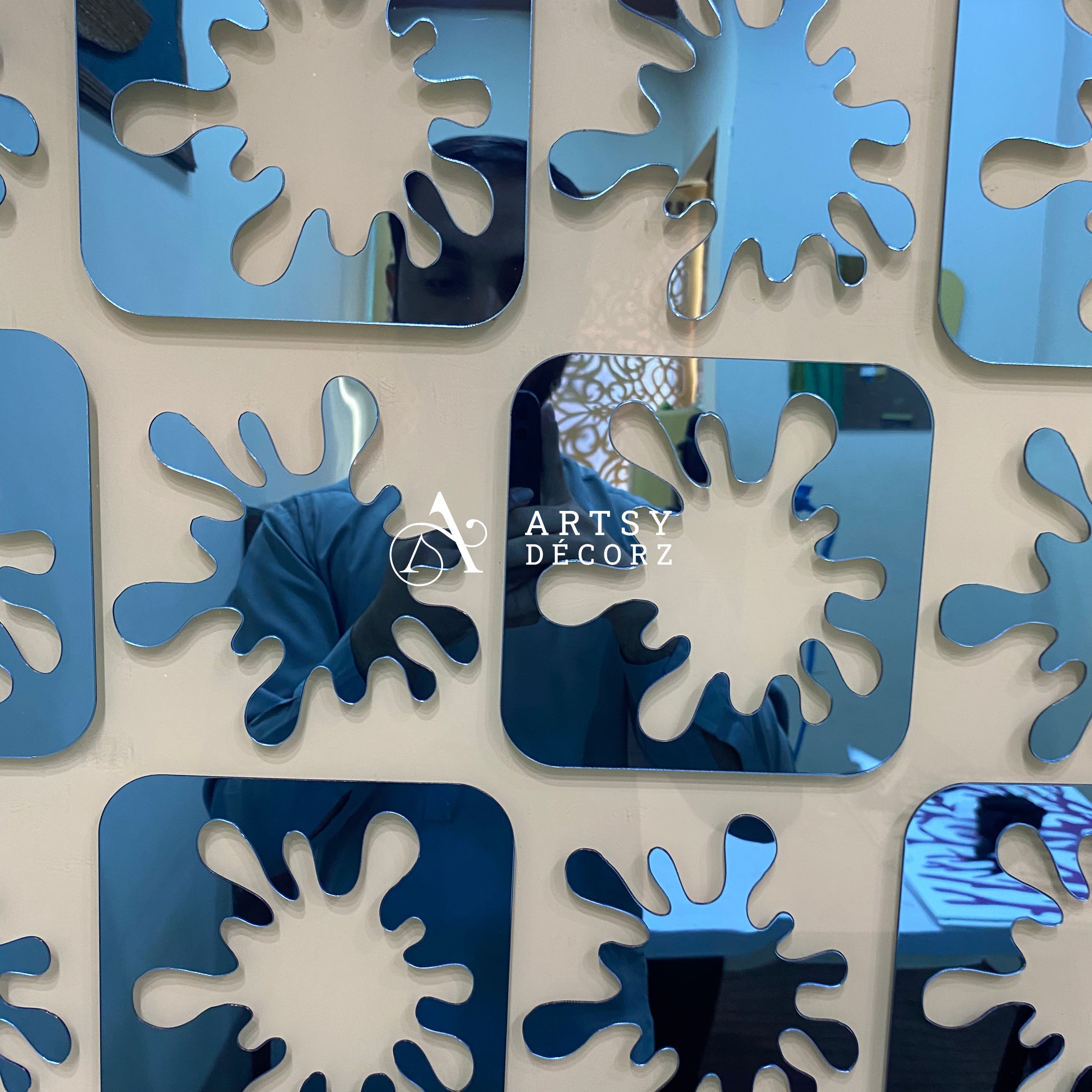 Acrylic Water Drop Mirror Wall Decor