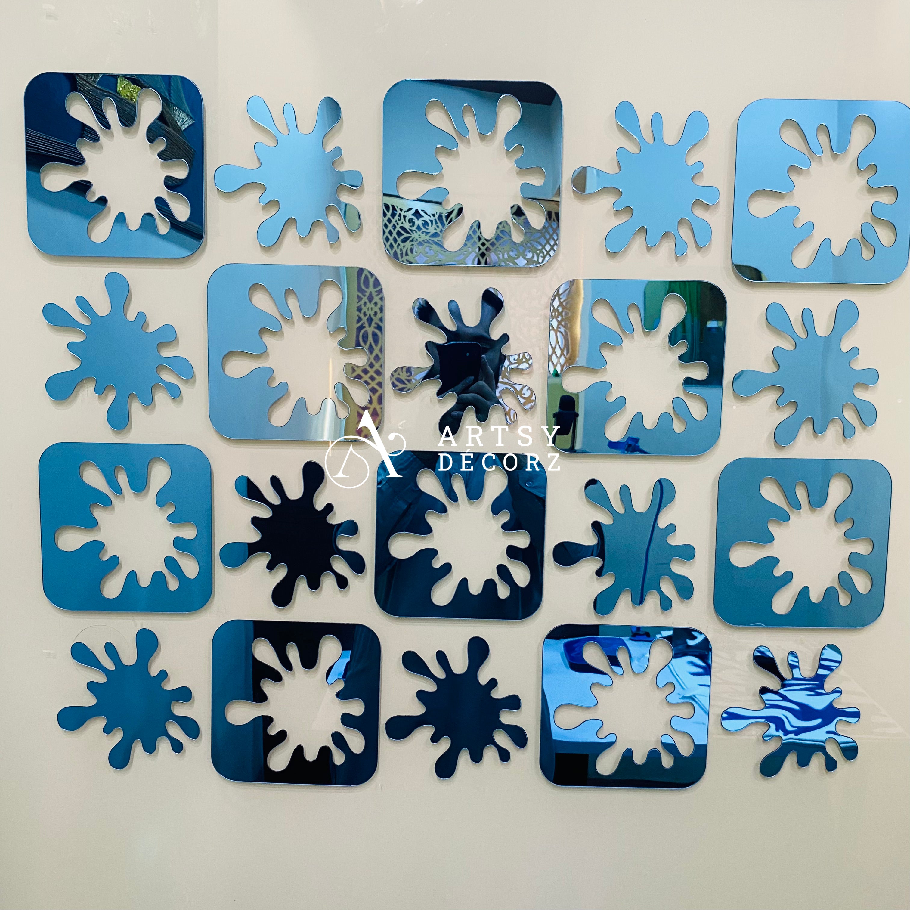 Acrylic Water Drop Mirror Wall Decor