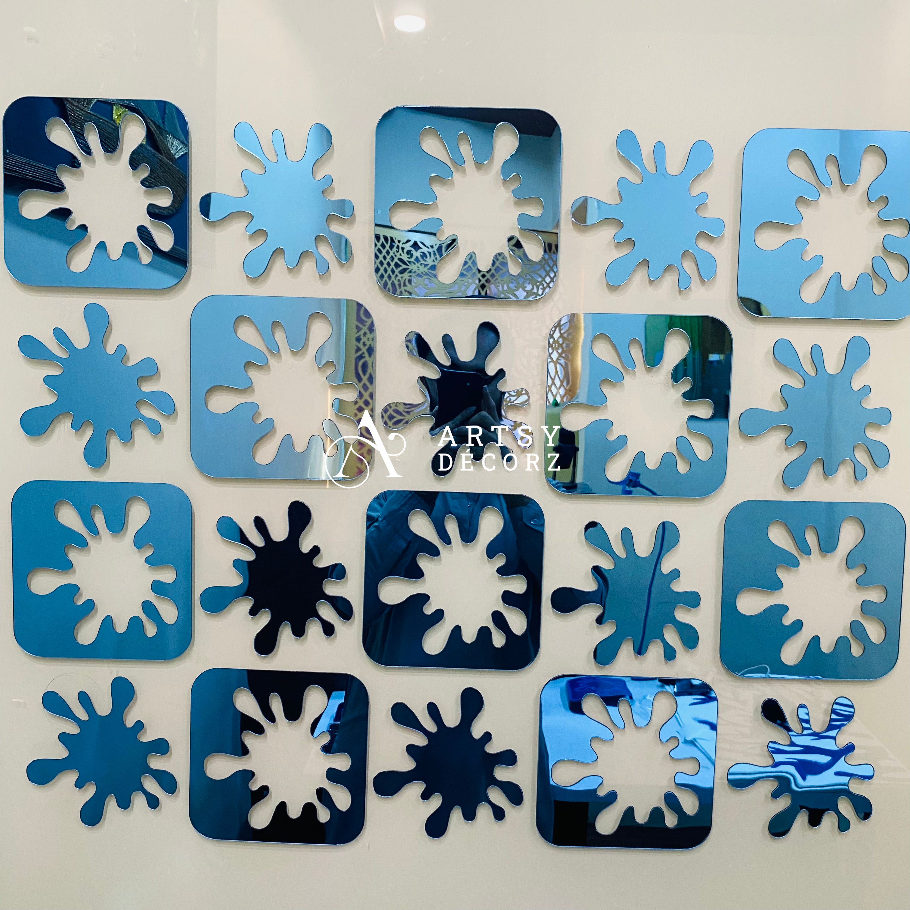 Acrylic Water Drop Mirror Wall Decor