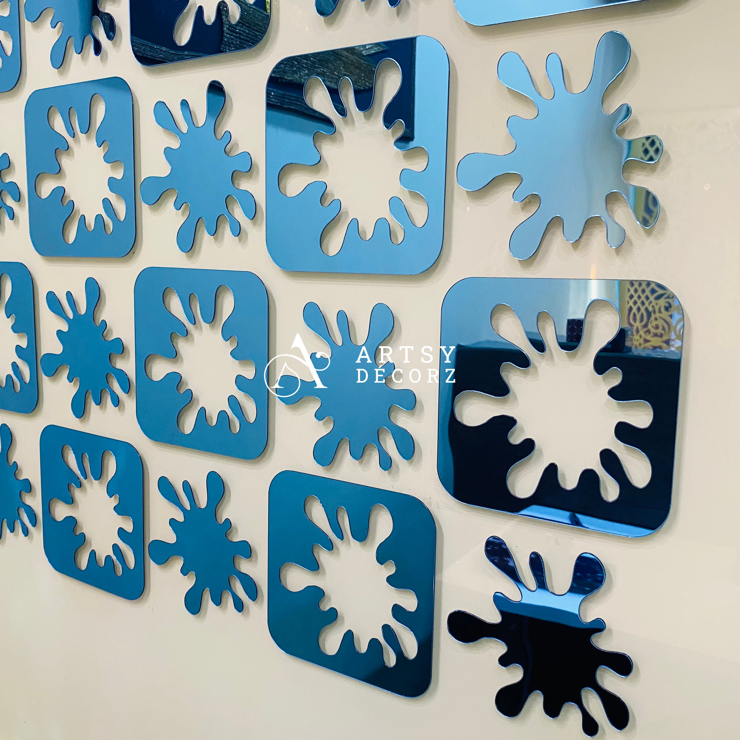 Acrylic Water Drop Mirror Wall Decor