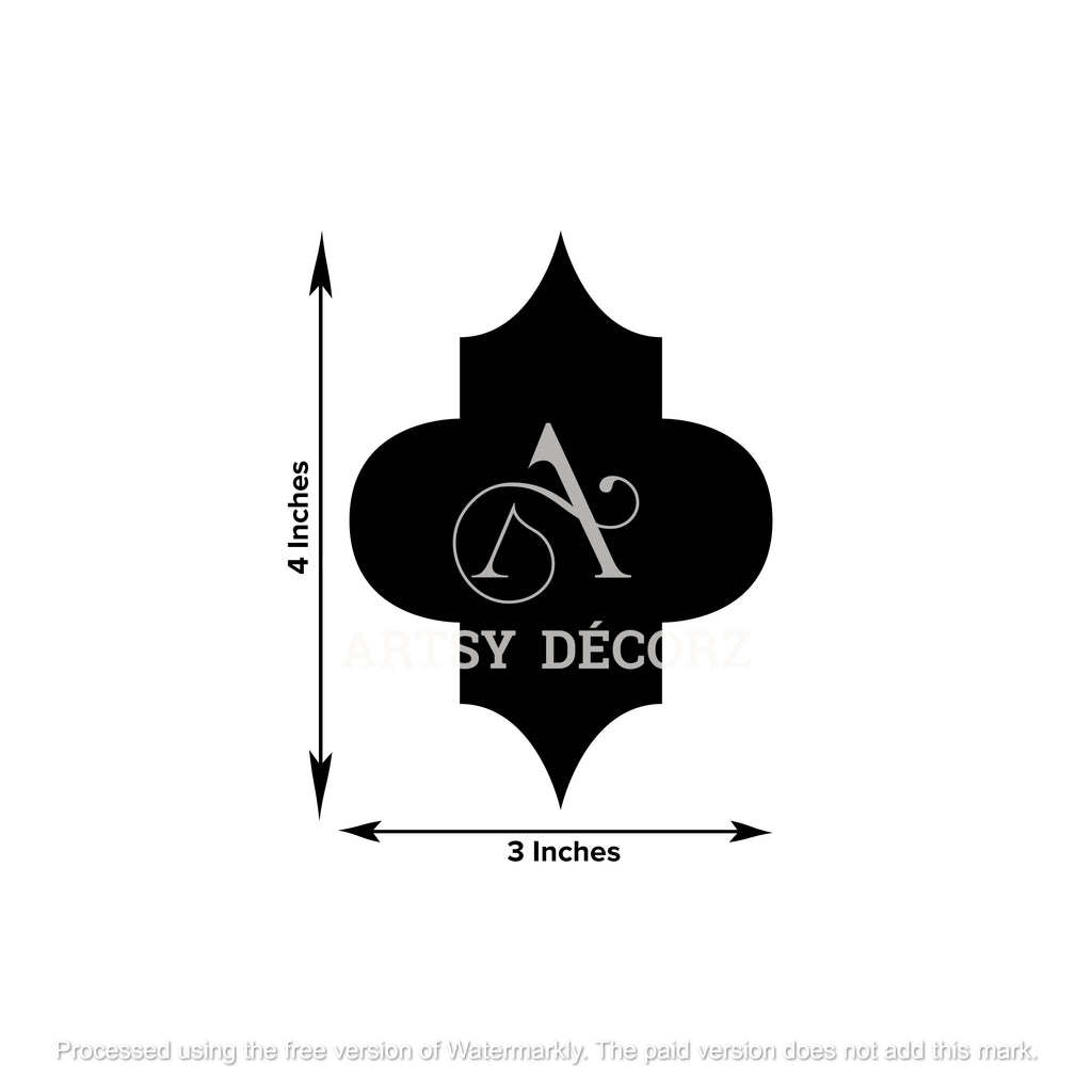 Acrylic Diamond Clover Mirror Wall Decor Stickers