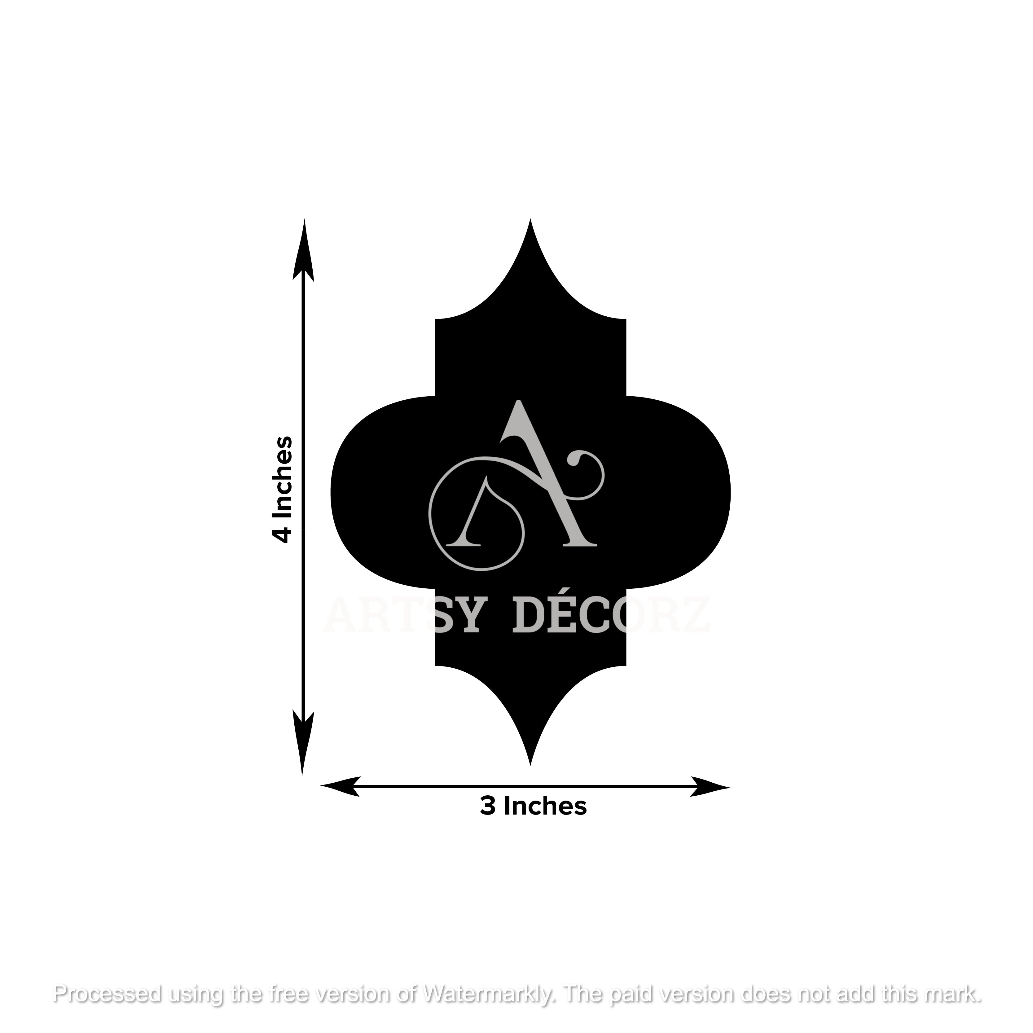 Acrylic Diamond Clover Mirror Wall Decor Stickers