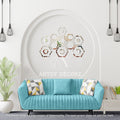 Acrylic Hexagon Rings Mirror Wall Decor Stickers